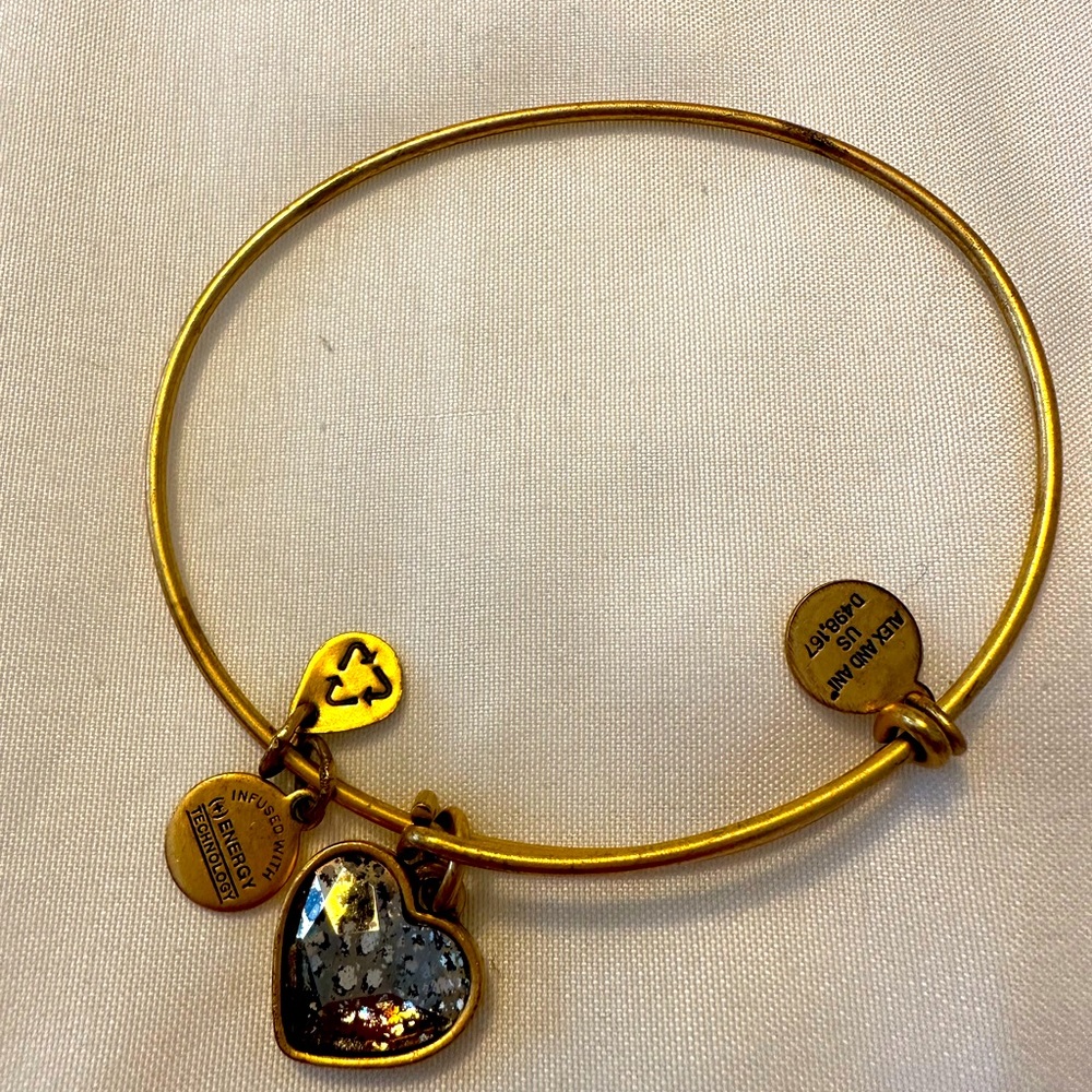 Alex & Ani Heart Bangle